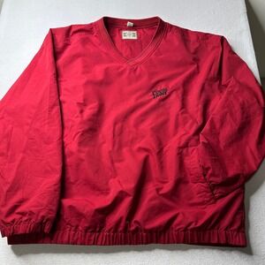 Coors Rare Mens Red Destinations American Identity Pullover Windbreaker‎ XL